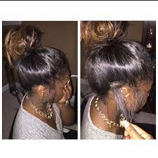 Minimal Leave Out Protective Sew In Foreignlove Hair Natural Hair Weaves Long Weave Hairstyles Hot Hair Styles