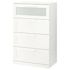 Match your unique style to your budget with a brand new glass bedroom dressers & chests of drawers to transform the look of your room. Brimnes White Frosted Glass Chest Of 4 Drawers 78x124 Cm Ikea