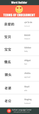 A term of endearment is word or phrase used to address another person, animal or even object for which the speaker feels affection. How Do You Address Your Partner Here Are Popular Terms Of Endearment Chinese People Use Chineselanguage
