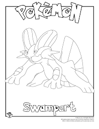 Some of the colouring page names are mega swampert pokemon coloring coloring pokemon coloring, mega swampert coloring at colorings to and color, how to draw swampert from pokemon, pokemon swampert. Swampert Coloring Page Woo Jr Kids Activities