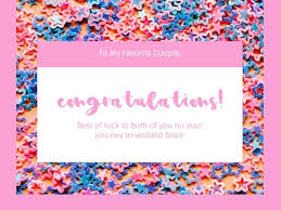 Choose from one of visme's gift card templates to get started creating a design your customers will love sharing with their friends and family. Online Pink Congratulations Friend Gift Card Card Template Fotor Design Maker