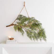 Pre Lit Hanging Branch Decor Tree Branch Decor Branch Decor Christmas Plants