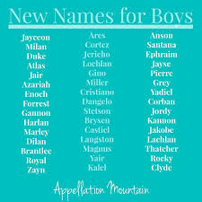Sounds like you know what you want, but not exactly which name to pick. Look Back At 2013 New Names For Boys Appellation Mountain Unique Baby Boy Names Baby Girl Names Unique Baby Names