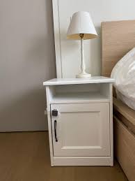 There are quiet, soft close drawers available, or nightstands with a pull out tray for letter writing. Ikea Songesand Bedside Table Furniture Tables Chairs On Carousell