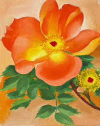 O'keeffe has been recognized as the mother of american. Georgia O Keeffe Austrian Copper Rose Iv 1958 Artsy