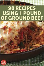 98 Recipes Using 1 Pound Of Ground Beef Recipes Ground Beef Recipes Using Hamburger