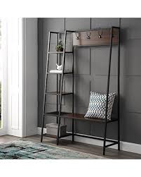 Our stylish benches offer integrated storage solutions, so you can sit and relax in a neat and tidy room all the time. Great Prices For Walker Edison Furniture 5 Shelf Entryway Bench Hall Tree Storage Coat Rack 72 Inch Walnut Brown Azt72assdw