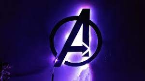 Avengers Logo With Led Lights Wall Decoration Youtube