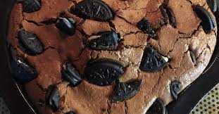 Gateau Brownie Oreo Tm5 Recette En 2020 Gateau Brownie Patisseries Sucrees Brownie Oreo