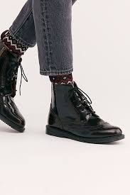 They require 10 defence to wear. Dr Martens Delphine 8 Eye Brogue Boots Ankle Boots Outfit Winter Red Doc Martens Brown Boots Outfit
