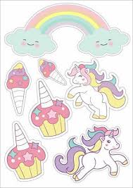 aranzadrive unicorn cupcakes toppers birthday cake topper printable unicorn themed birthday party