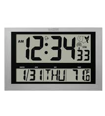 In your territory the included manual is likely in your. La Crosse Technology Large Atomic Digital Clock Wind And Weather