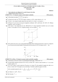 Subiectele la simularea evaluării naționale 2016 la matematică Rezolvare Simulare Evaluarea NaÈ›ionalÄƒ 2015 MatematicÄƒ Clasa A 8 A Jitaruionelblog Pregatire Bac Si Evaluarea Nationala 2021 La Matematica Si Alte Materii Materiale Lectii Formule Exercitii Rezolvate Matematica Gimnaziu Si Liceu Teste
