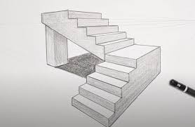 The last thing you need to do is add in the far corner to the inside of your cube. How To Draw 3d Stairs Step By Step