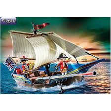 Playmobil Pirates Redcoat Battle Ship 5140 Soldat Britannique Play Mobile Bataille Navale