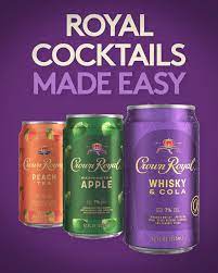 Crown Royal Cocktail Whisky Cola Can Video Refreshing Drinks Alcohol Whisky Drinks Alcohol Recipes