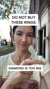 HOW IS THIS EVEN POSSIBLE??! We see it all the time: big diamonds feel too  big