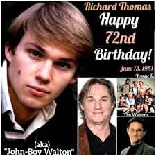 Happy Birthday to Richard Thomas, known for his roles in IT and The Waltons