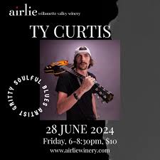 This weekend's music lineup…Ty Curtis