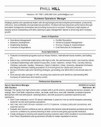 Business Operations Manager Resume Awesome Business Operations Manager Resume Strategic Planner