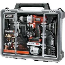 Find black+decker power tool combo kits at lowe's today. Black Decker Power Tool Sets 6 Tools For Sale Ebay