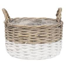 Our collections of basket planters and metal planters offer something for every gardener. White Dipped Willow Bushel Basket Planters Set Of 3 Farmhouse Fresh Home
