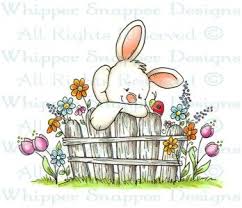 Bunny Fence Spring Summer 2014 Rubber Stamps Shop Easter Paintings Easter Drawings Cute Drawings
