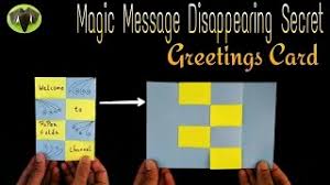 3 making a disappearing card box. Message Disappearing Secret Magic Card Diy Tutorial By Paper Folds Youtube