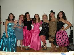 Tacky Prom Party Go To Goodwill Buy Your Desired Dress Then Go Party To Your Favorite Songs Throughout The De Prom Outfits Party Dress Long Sleeve Dresses