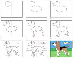 How To Draw A Beagle Art Projects For Kids Child cartoon drawing illustration, nine children cartoon illustration material, cartoon character, face, text png. to draw a beagle art projects for kids