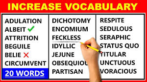 20 Difficult English Words Improve Your Vocabulary Learn Advanced English Youtube