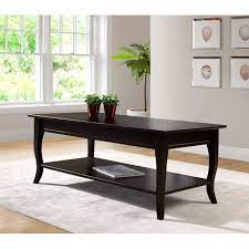 Coffee table di walmart kulinerku dan kopiku. Linon Dayton Coffee Table Espresso Walmart Com Walmart Com