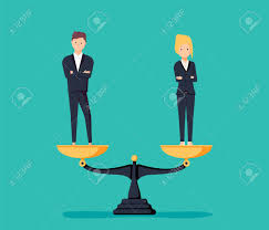 Igualdad vs equidad, ¿cuáles son las diferencias?. Concepto De Vector De Igualdad De Genero Empresarial Con Empresario Y Empresaria En Escalas En La Misma Altura Simbolo De Igual Salario Salario Equidad Y Justicia Y Emancipacion Eps10 Ilustracion Vectorial Ilustraciones