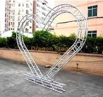One-Heart Shape Truss Used for Wedding Stage Decoration 3m ...