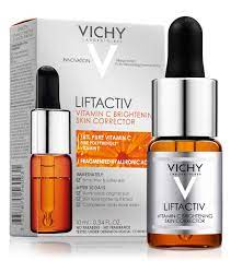 Dermatologically proven efficacy, tested on sensitive skin. Amazon Com Vichy Liftactiv Vitamin C Serum And Brightening Skin Corrector Anti Aging Serum For Face With 15 Pure Vitamin C Hyaluronic Acid And Vitamin E For Brighter Firmer Skin Premium Beauty