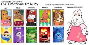 My Max And Ruby Inside Out Meme 1 By Sloanvandoren On Deviantart Max And Ruby Joy And Sadness Memes