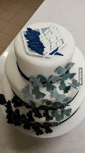 Contact 18th birthday cake on messenger. Attack On Titan Scout Regiment Emblem My Best Friend S 18th Birthday Cake 9gag