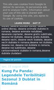 În tărâmul spiritelor chinezeşti, marele maestru oogway (randall duk kim) se luptă împotriva lui kai (j. Www Deseneledublate Blogspot Ro 2016 08 Kung Fu Panda Legendele Teribilitatii Sezonul 3 Dublat In Romana Html Seo Report Seo Site Checkup