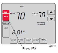 Then check the settings below and change if needed: Honeywell Visionpro Th8000 Series