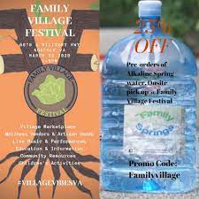 Special Offer For Those Who Will Join Us At The Family Village Festival 3 22 1 5pm Select Either A Case Or 5 G Family Festival Water Hydration Water Delivery