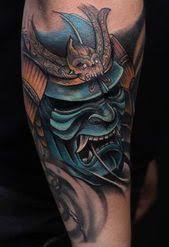 Notitle Tattoo Maske Maske Notitle Tattoo Tatuagem Hannya Samurais Tatuagem Tatuagem Carranca