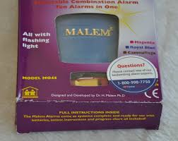 Malem Enuresis Ultimate Bedwetting Alarm Model Mo4s Flashing Vibrating