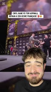 CIRYL GANE VS TOM ASPINALL DEMAIN À 22H HEURE FRANÇAISE 🚨🤯 #cirylgane  #tomaspinall #mma #mmafighter #devinelapersonne