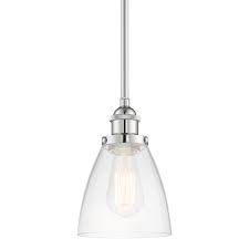 Kira Home Porter 8 Vintage Industrial Pendant Light Mini Glass Shade Dimmable Adjustable Height Chrome Finish Walmart Com Walmart Com
