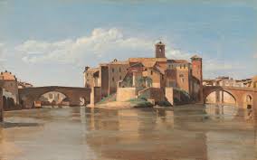 Camille Corot L Isola E Ponte Di San Bartolomeo Etsy Paesaggi Disegni Di Paesaggi Dipinti Impressionisti