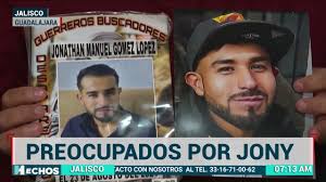 Jonathan Gómez desaparecido