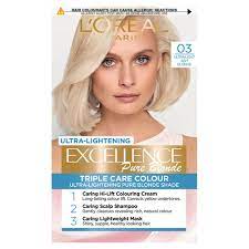 Clairol nice n' easy perfect 10 hair color. L Oreal Paris Excellence Ultra Light Permanent Hair Dye Ash Blonde 03 Sainsbury S