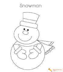 Snowman coloring pages are a fun way for kids of all ages to develop creativity, focus, motor skills and color recognition. Easy Snowman Coloring Pages For Kids Drawing With Crayons
