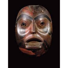 Northwest Coast Mask Figure With Labret 19th Century Pacific Northwest Art Northwest Coast Indians Tribal Art