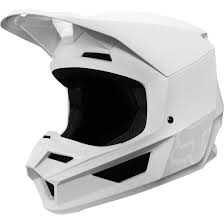 Fox V1 Matte 2019 White Helmet